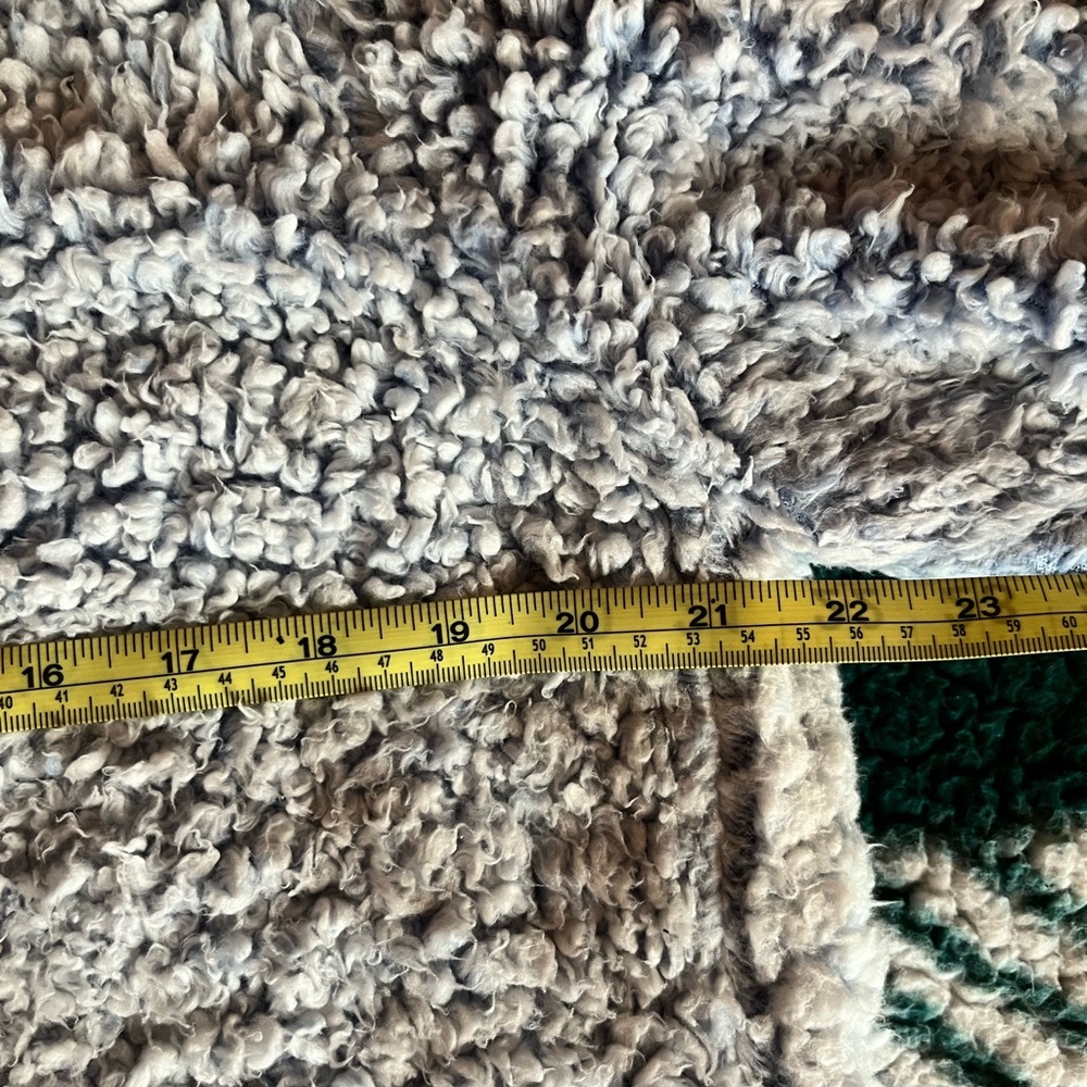 Weatherproof Vintage Women’s Blue Cozy Sherpa Quarter Zip Pullover - Picture 12 of 16